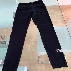 PINK Leggings Size Medium Color Black
